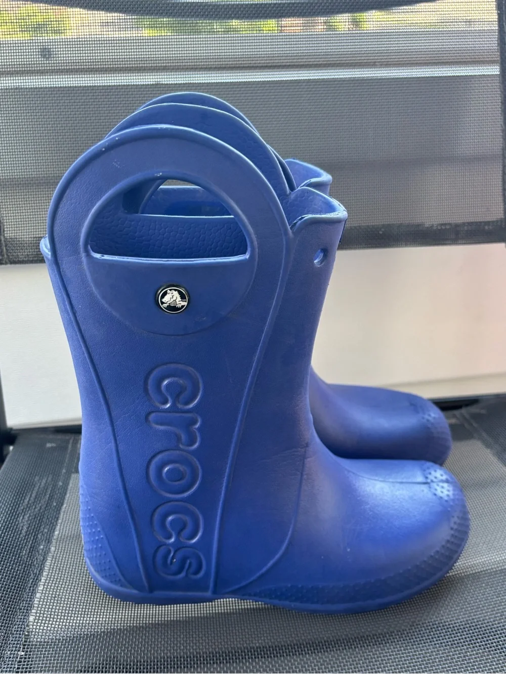Crocs Handle It Rain Boots Size 3 J3 Kids